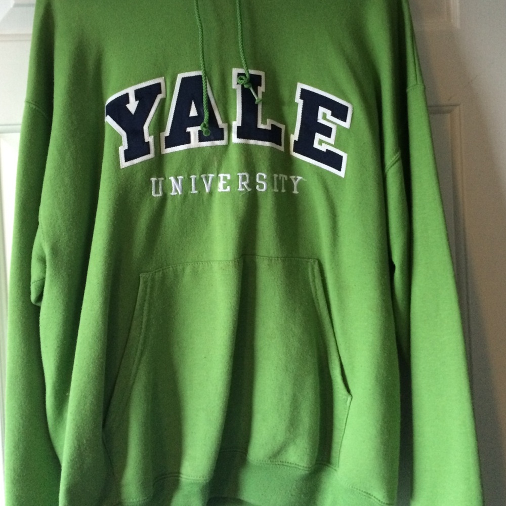 Yale hoodie and UCLA hoodie